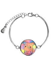 American Pit Bull Terrier Color Summer Metallic Circle Bracelet thumbnail