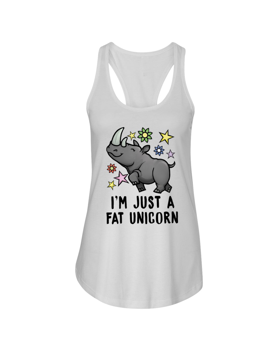 Fat Unicorn Ladies Flowy Tank