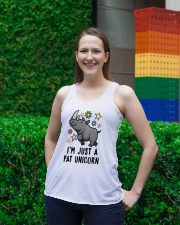 Fat Unicorn Ladies Flowy Tank lifestyle-bellaflowy-tank-front-2