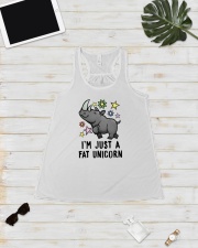 Fat Unicorn Ladies Flowy Tank lifestyle-bellaflowy-tank-front-5
