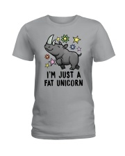 Fat Unicorn Ladies T-Shirt thumbnail