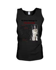 Boder collie - My heart belongs to 1406L Unisex Tank thumbnail