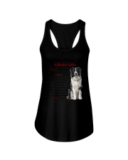 Boder collie - My heart belongs to 1406L Ladies Flowy Tank thumbnail