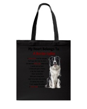 Boder collie - My heart belongs to 1406L Tote Bag thumbnail