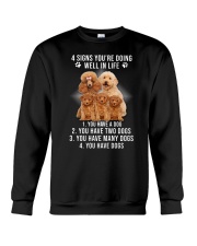 Poodle Signs Crewneck Sweatshirt thumbnail