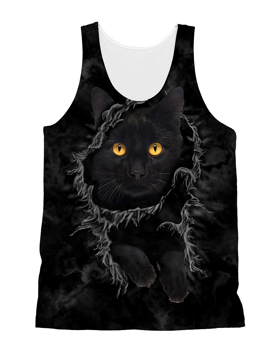 Cat Jump 1606 All-over Unisex Tank
