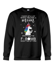 Unicorn mom 1407 Crewneck Sweatshirt thumbnail