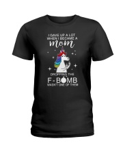 Unicorn mom 1407 Ladies T-Shirt thumbnail
