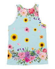German Shepherd Flowers All-over Unisex Tank back
