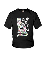 Cats Around Youth T-Shirt thumbnail