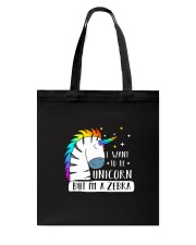 Unicorn and zebra 1209 Tote Bag thumbnail