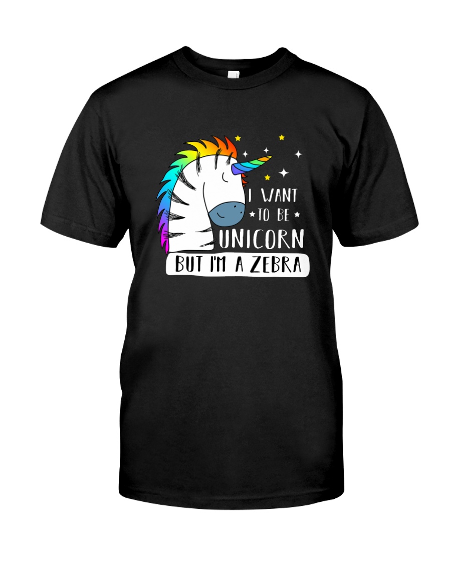 Unicorn and zebra 1209 Classic T-Shirt