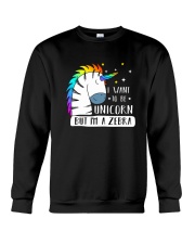 Unicorn and zebra 1209 Crewneck Sweatshirt thumbnail