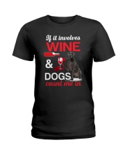 Great Dane Wine Ladies T-Shirt thumbnail