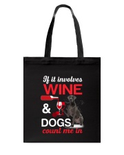 Great Dane Wine Tote Bag thumbnail