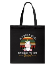 Unicorn Be kind 1510 Tote Bag thumbnail