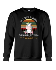 Unicorn Be kind 1510 Crewneck Sweatshirt front