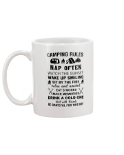 Camping Rules Mug back