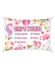 Girl's world Rectangular Pillowcase thumbnail