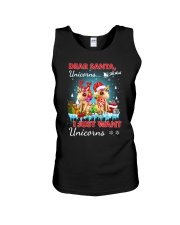 Unicorn Dear santa 2809 Unisex Tank thumbnail