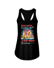 Unicorn Dear santa 2809 Ladies Flowy Tank thumbnail