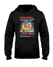 Unicorn Dear santa 2809 Hooded Sweatshirt thumbnail