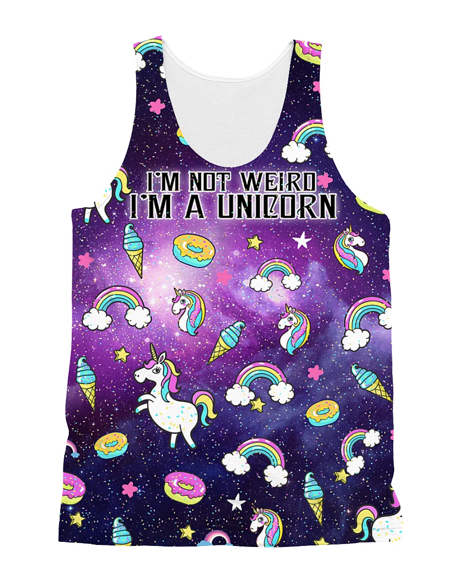 THEIA Unicorn Not Weird 2706 All-over Unisex Tank