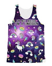 THEIA Unicorn Not Weird 2706 All-over Unisex Tank front