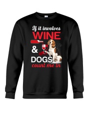 Beagle Wine Crewneck Sweatshirt thumbnail