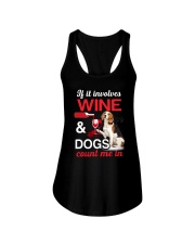 Beagle Wine Ladies Flowy Tank thumbnail
