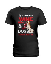 Beagle Wine Ladies T-Shirt thumbnail