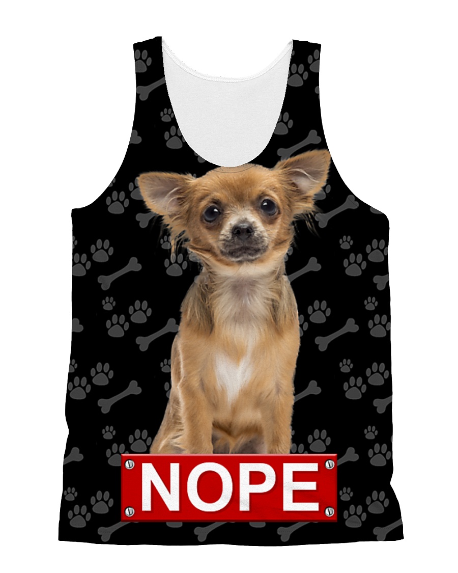 Chihuahua Nope 1606 All-over Unisex Tank