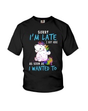 Unicorn late Youth T-Shirt thumbnail