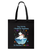 Became a Unicorn Tote Bag thumbnail