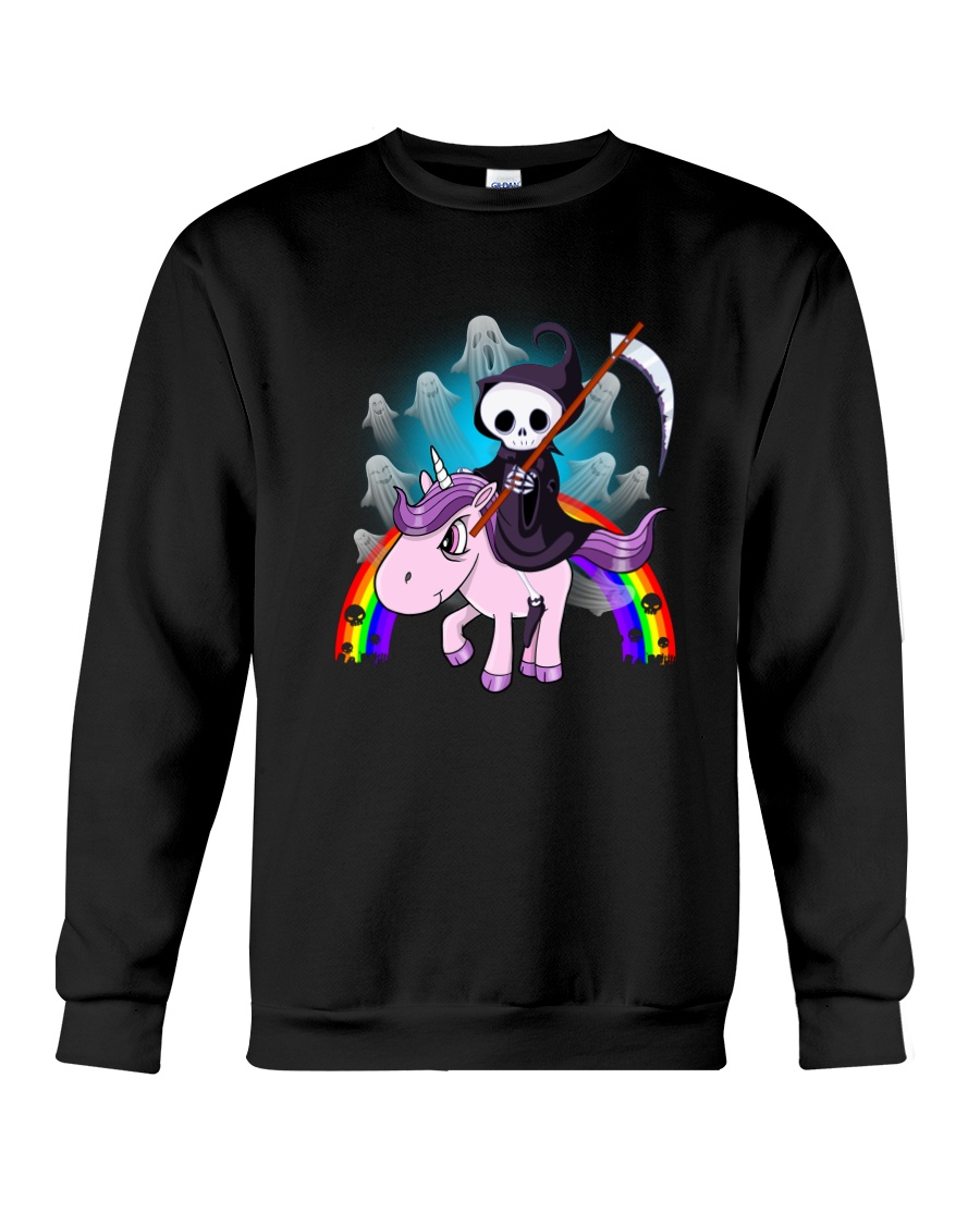Death Riding Unicorn Crewneck Sweatshirt