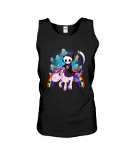 Death Riding Unicorn Unisex Tank thumbnail