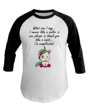 Unicorn sailor 1911 Baseball Tee front