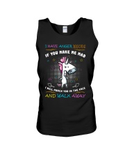 Unicorn I Have Anger Issues Unisex Tank thumbnail