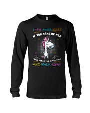 Unicorn I Have Anger Issues Long Sleeve Tee thumbnail