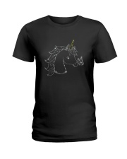 Unicorn and butterfly blink 2510 Ladies T-Shirt thumbnail