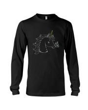 Unicorn and butterfly blink 2510 Long Sleeve Tee thumbnail