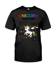 Unicorn wisdom 1707 Classic T-Shirt thumbnail