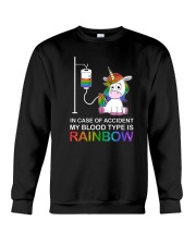 Unicorn rainbow blood 2507 Crewneck Sweatshirt thumbnail
