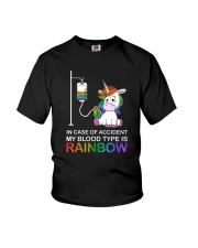Unicorn rainbow blood 2507 Youth T-Shirt thumbnail