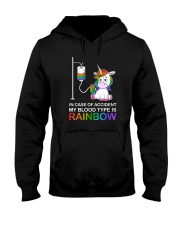 Unicorn rainbow blood 2507 Hooded Sweatshirt thumbnail