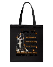I love my Border Collie 2006P Tote Bag thumbnail
