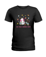 Unicorn Six pack coming soon 130319 Ladies T-Shirt thumbnail