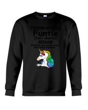 Unicorn Funtie Crewneck Sweatshirt thumbnail