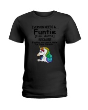 Unicorn Funtie Ladies T-Shirt thumbnail