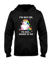 Unicorn not fat 0811 Hooded Sweatshirt front